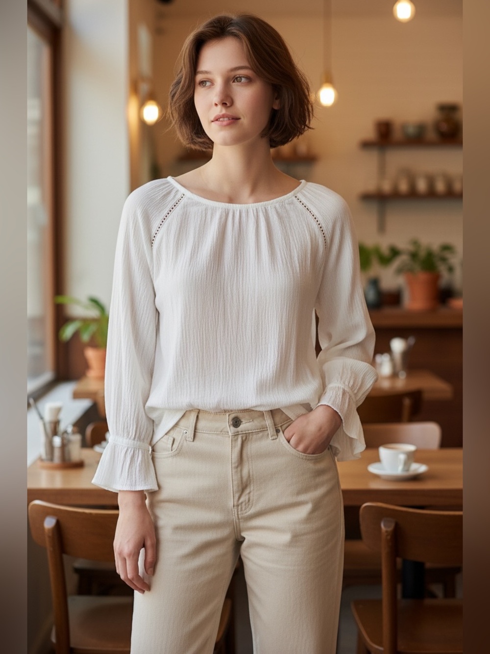 International Concepts White Scoop Neck or Off the Shoulders Blouse NWT (TSE-I)